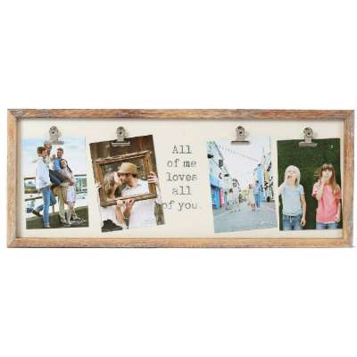 Home Decor Housewarming Solid Wooden Rustic Brown Wall Picture Frame