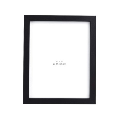 8" x 10" Black Wooden Photo Picture Frame for Home Decoration